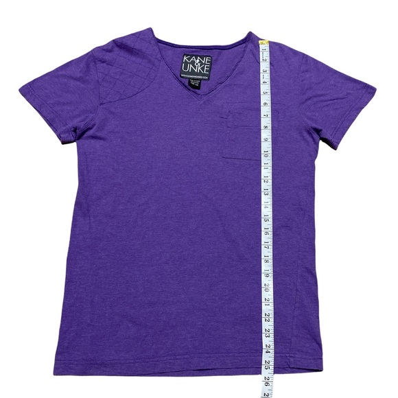 Kane & Unke Purple V Neck Unisex Shirt Size Mens Small - Picture 4 of 10